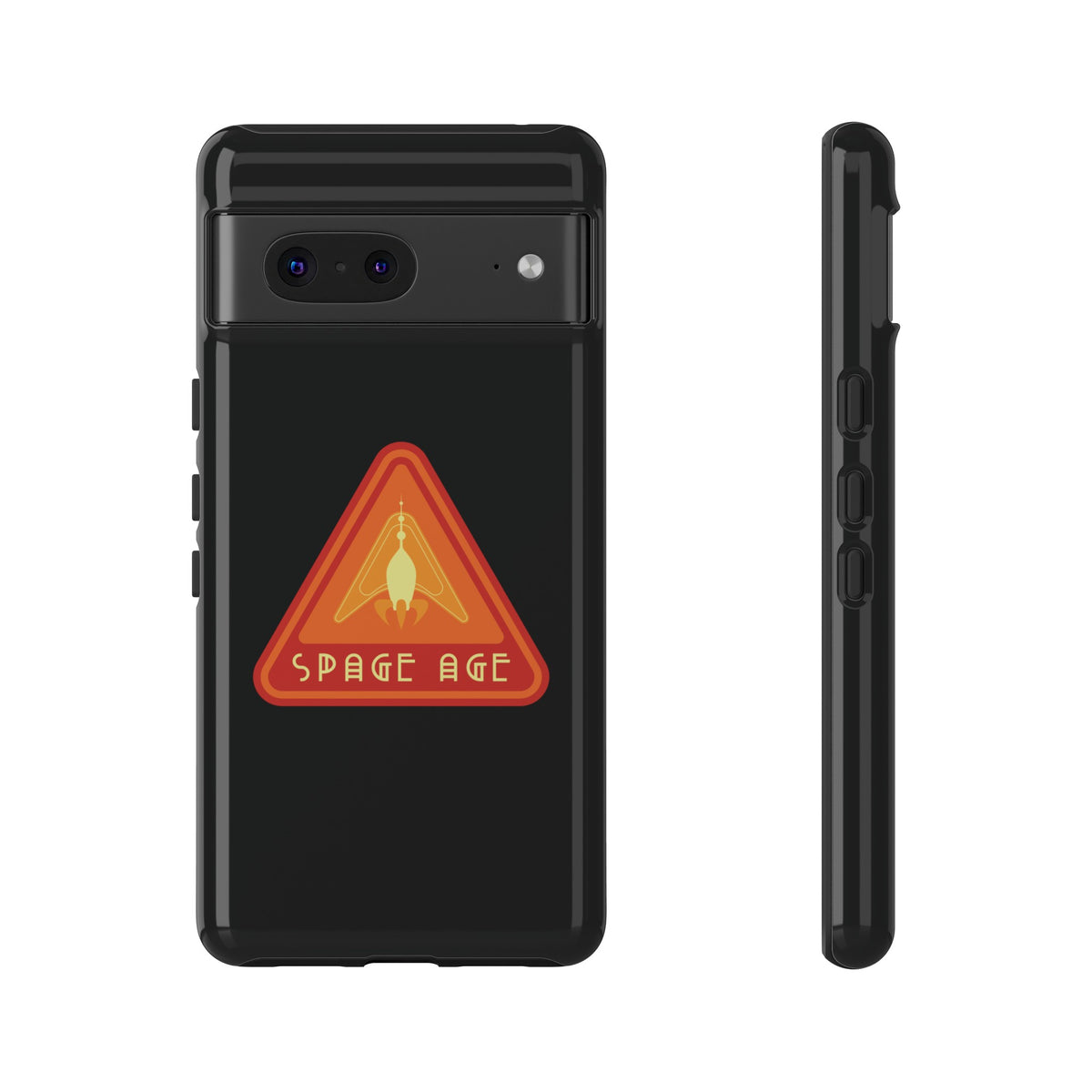 Space Age Retro Sign Sci-Fi Tough Google Pixel Mobile Cases