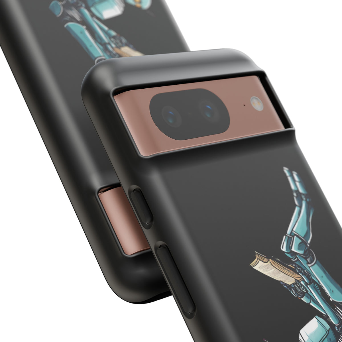 Robot Space Art Mobile Cases | Read Like a Robot