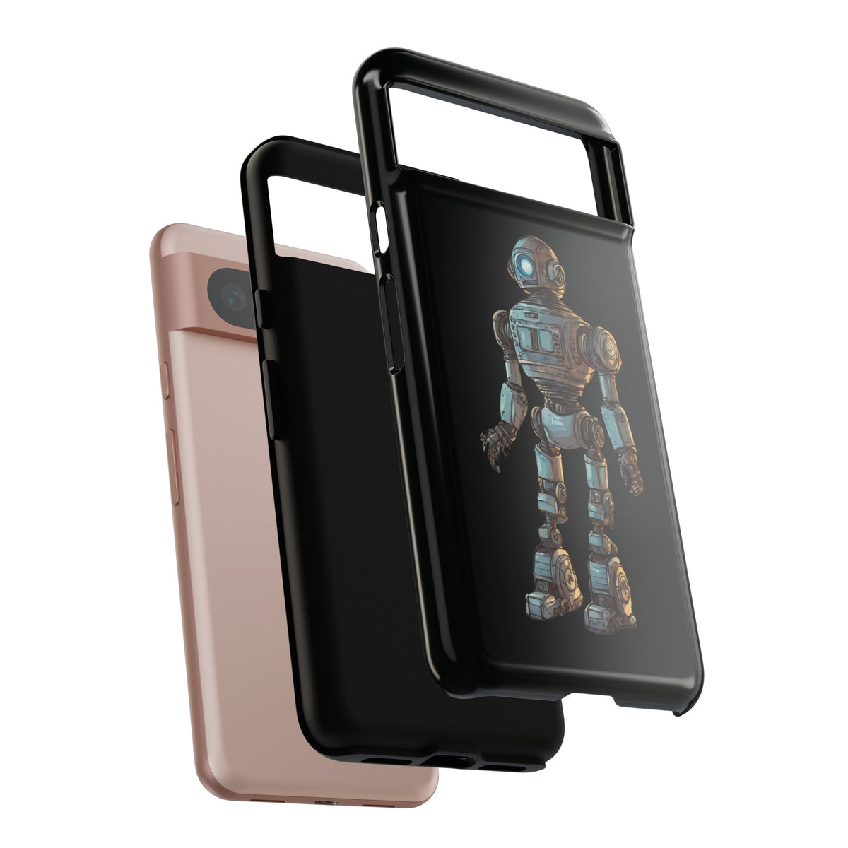 Space Art Robot Pixel Cases Tough Google Pixel Mobile Cases