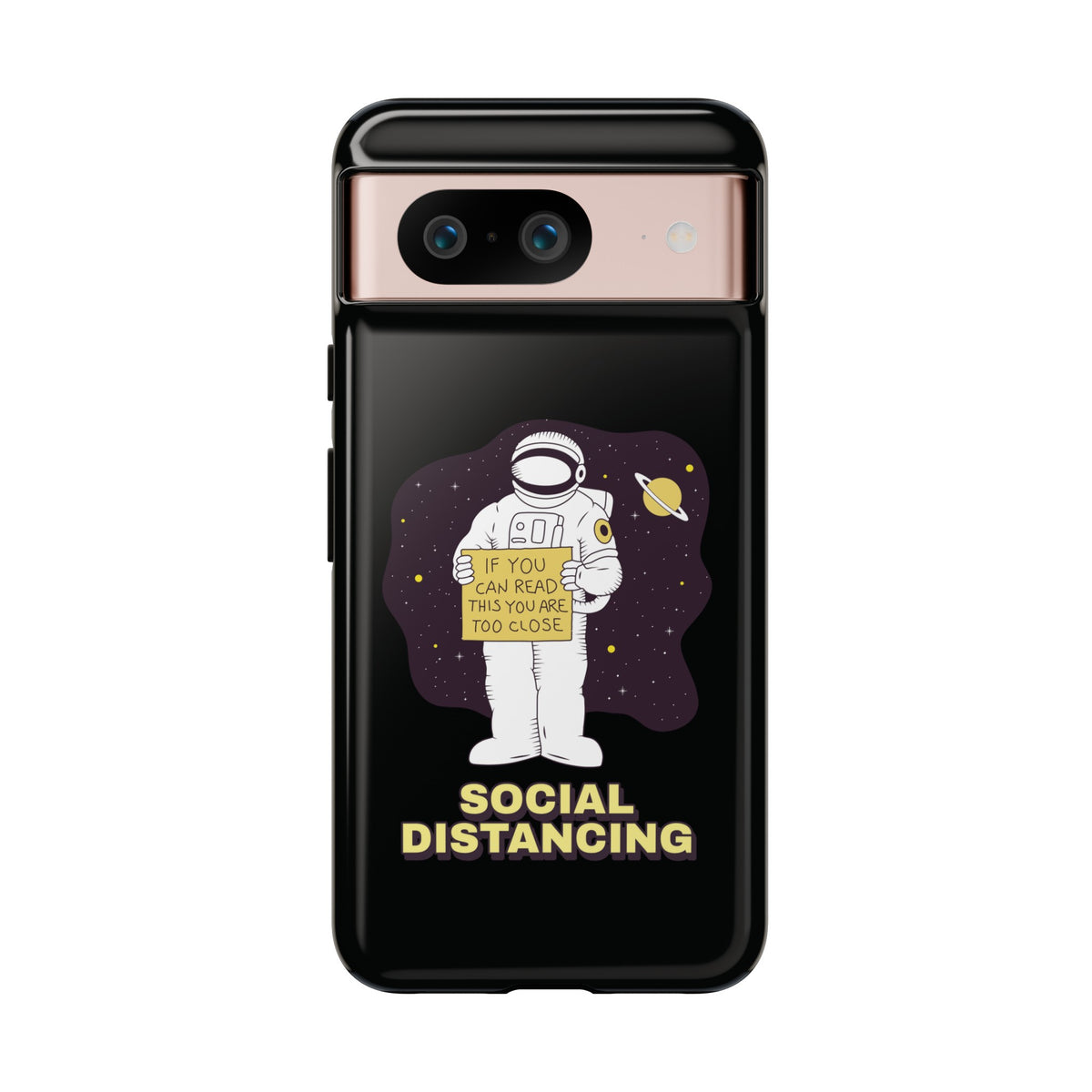Social Distancing Astronaut Pixel Case