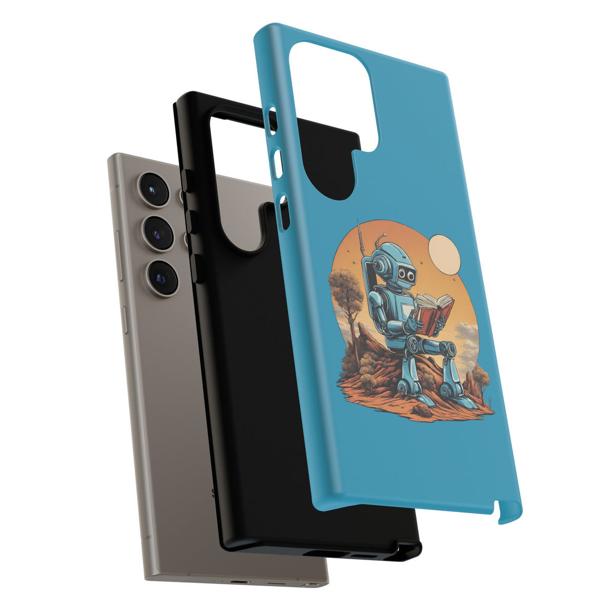 Robot SpaceArt Tough Samsung Galaxy Mobile Cases - We Love
