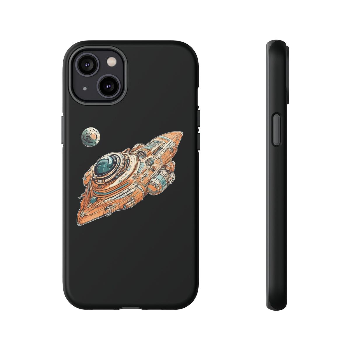 Durable Spaceship-76 Tough iPhone Cases