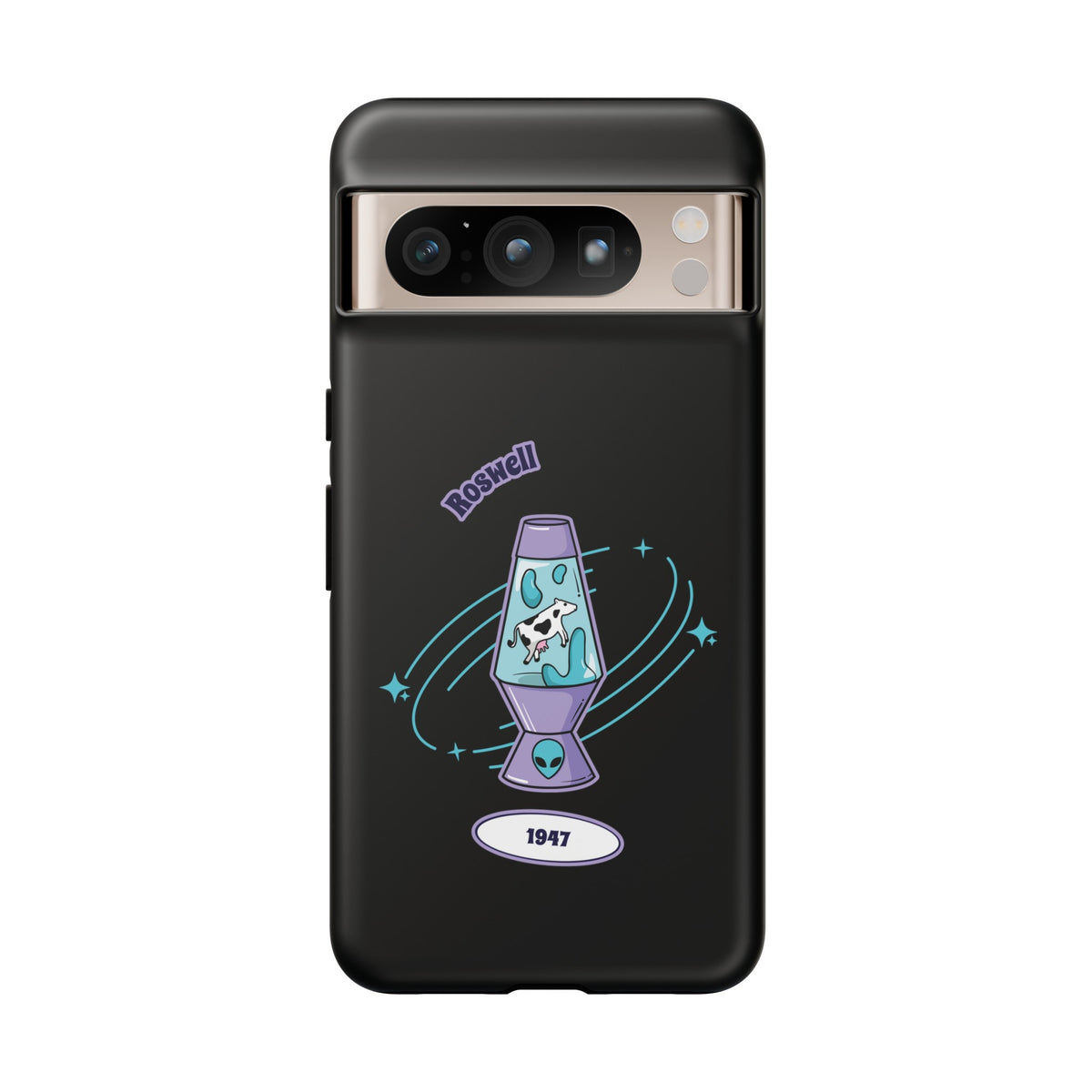Funny Sci-Fi Google Pixel Mobile Cases | Rosswell Cow