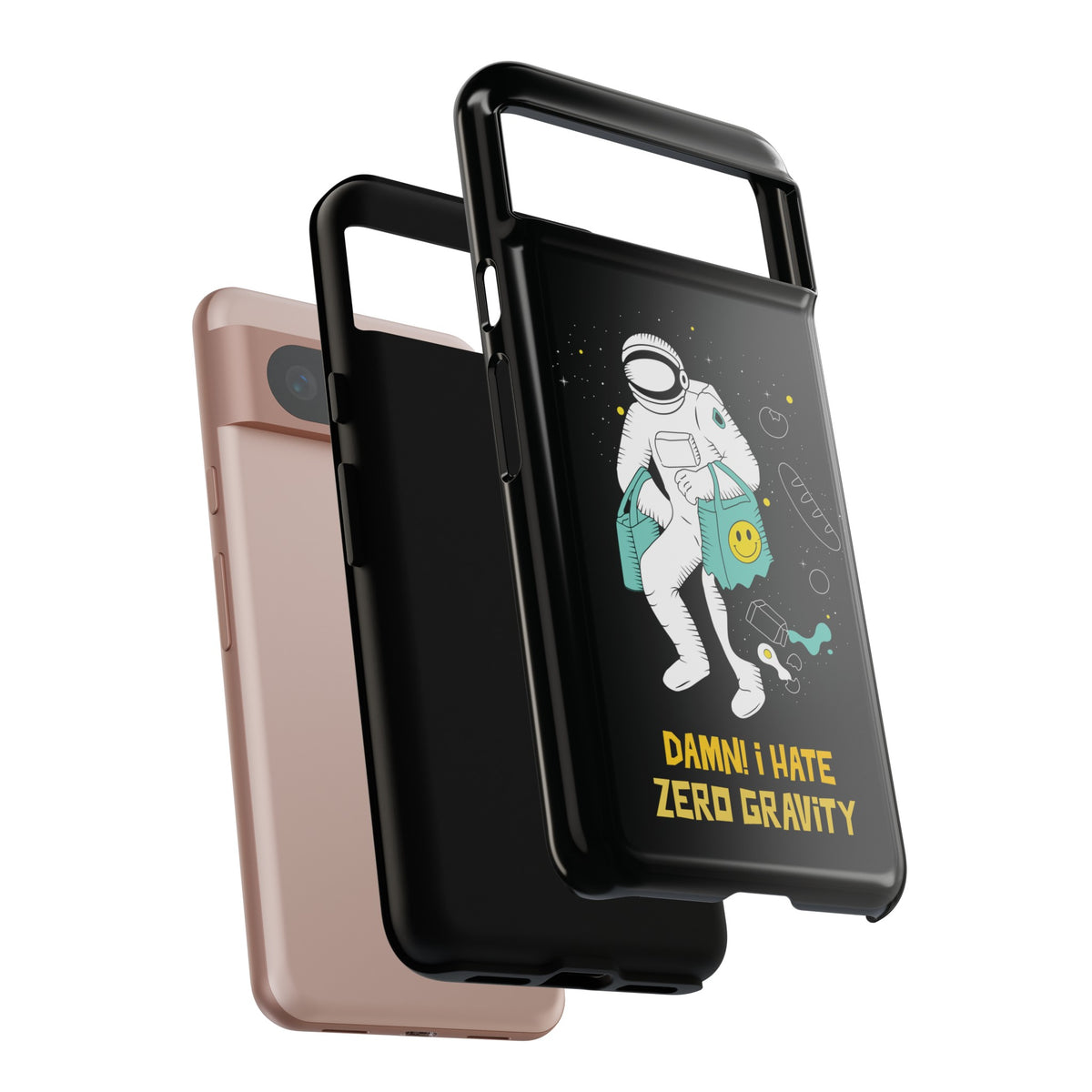 Zero Gravity Funny Astronaut Sci-Fi Tough Google Pixel Mobile Cases-welovescifi.net