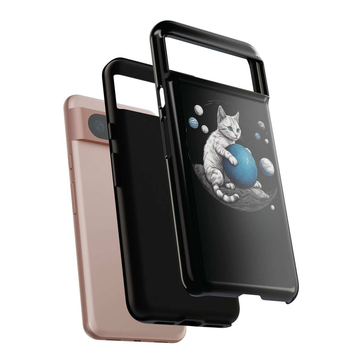 SpacePlayer Cat 2 Tough Google Pixel Mobile Cases