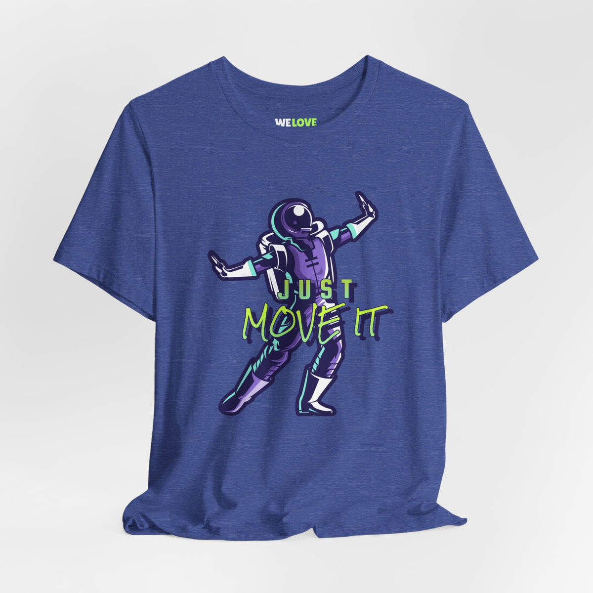 Just Move It Dancing Astronaut T-Shirt | Funny Sci-Fi Tee