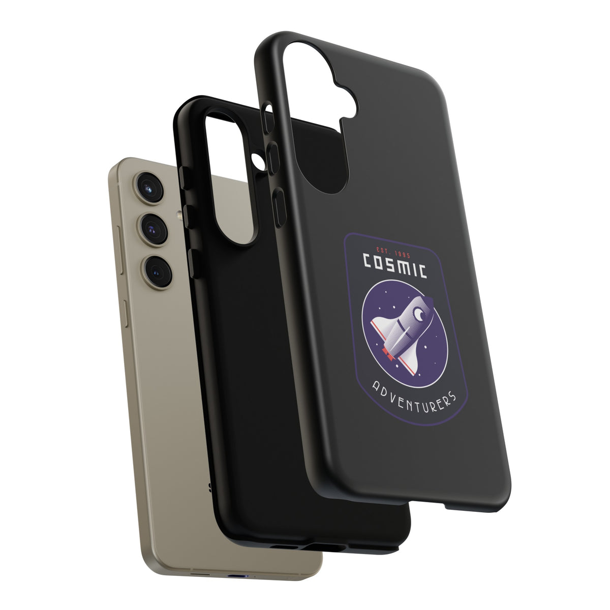 Cosmic Adventurers Sign Sci-Fi Samsung Galaxy Mobile Cases