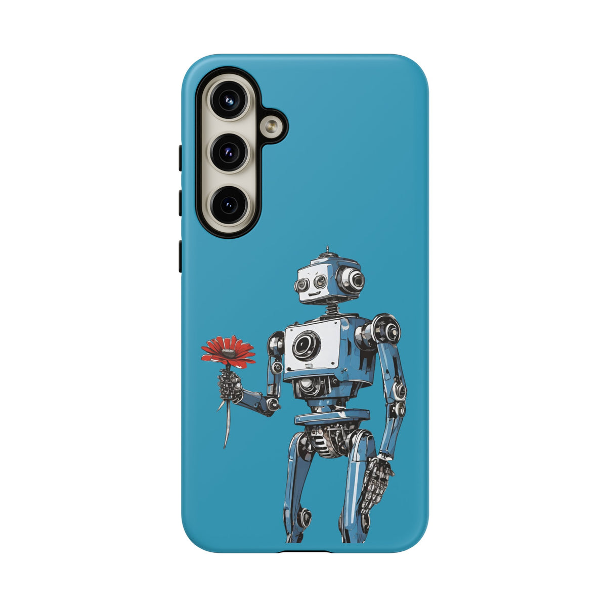 You Never Bring Me Flowers Robot SpaceArt Tough Samsung Galaxy Mobile Cases-welovescifi.net