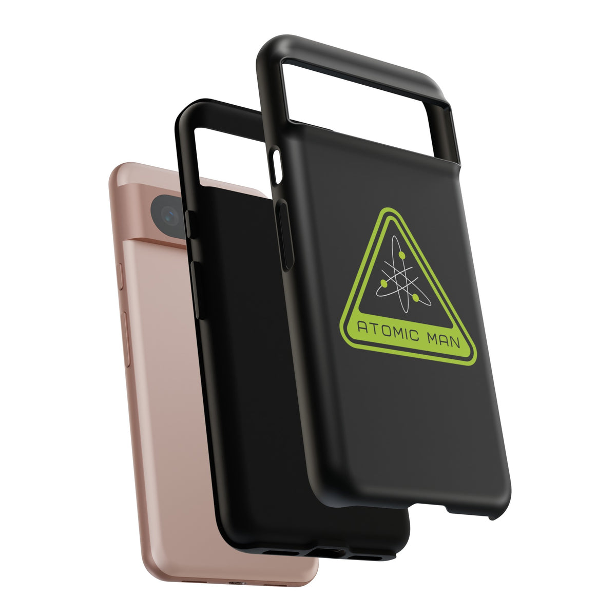 Atomic Man Retro Sign Sci-Fi Tough Google Pixel Mobile Cases