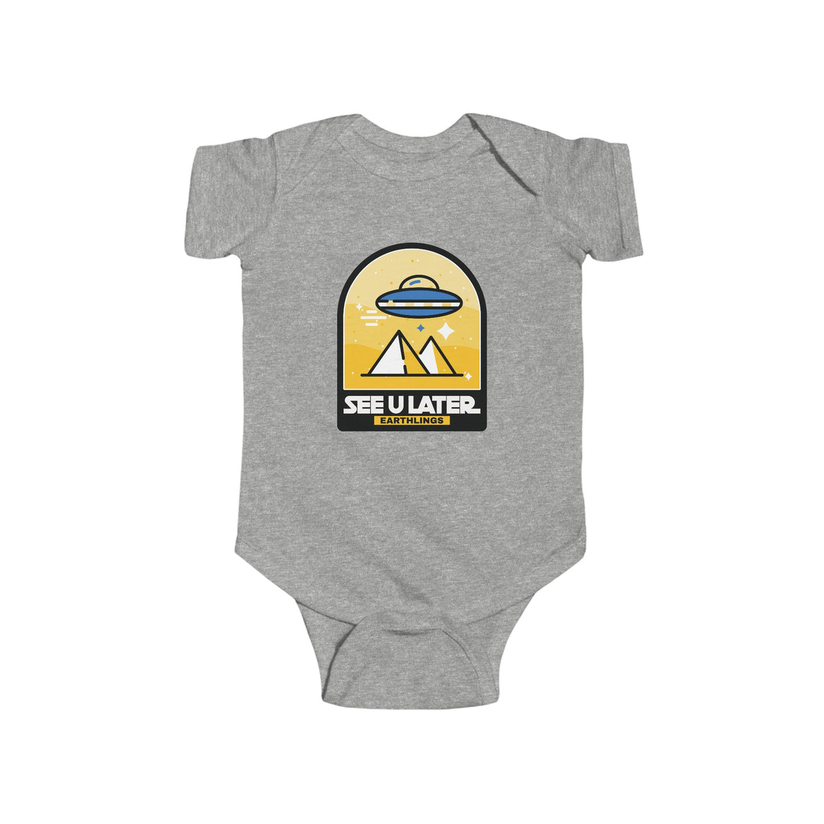 Funny UFO Bodysuit for Kids - WeLoveSciFi