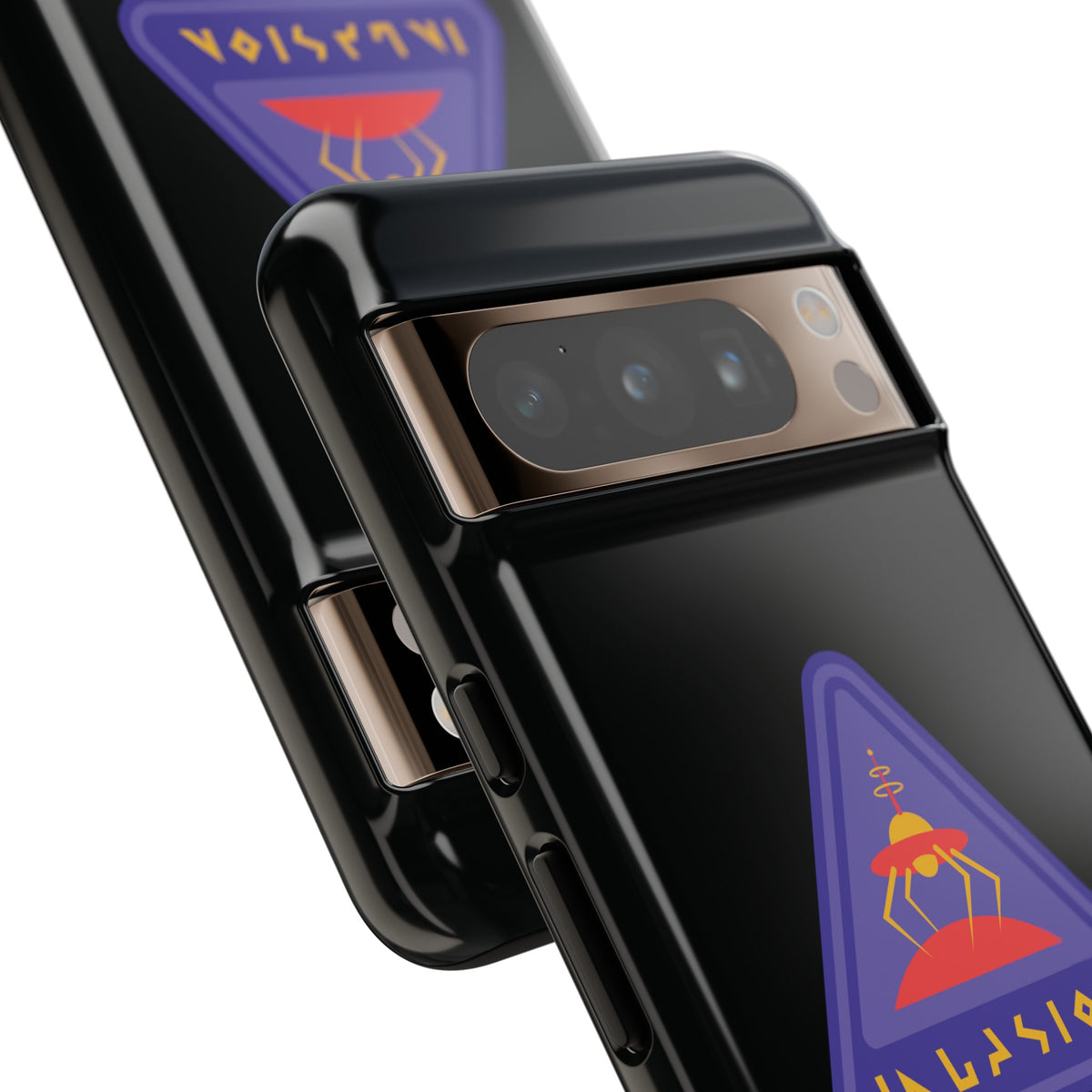 Retro Sci-Fi Google Pixel Cases - Invasion Retro Sign
