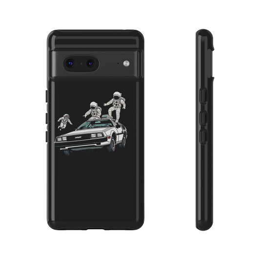 Party in a Delorean Astronaut Google Pixel Mobile Cases