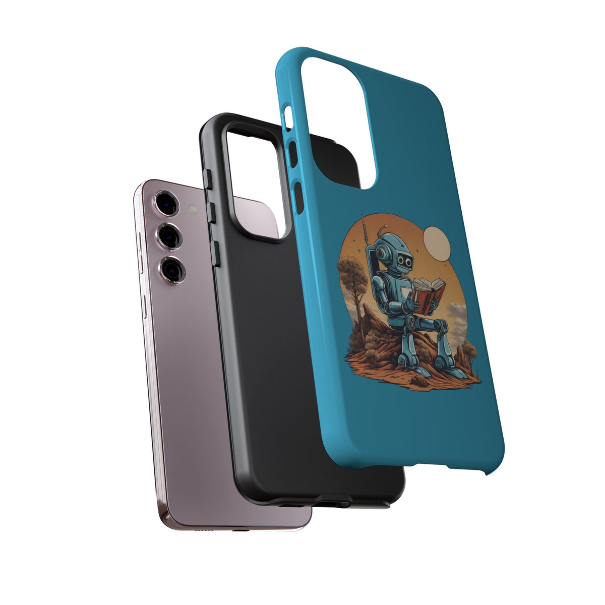Robot SpaceArt Tough Samsung Galaxy Mobile Cases - We Love