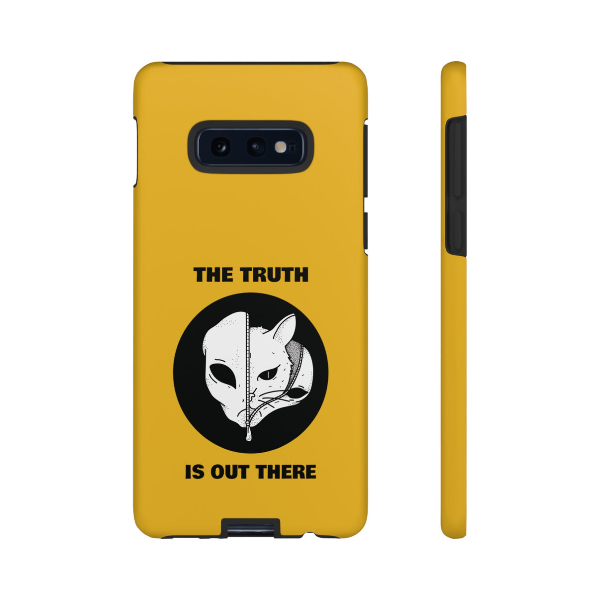 The Truth Is Outthere Funny Cat UFO Tough Samsung Galaxy Mobile Cases-welovescifi.net