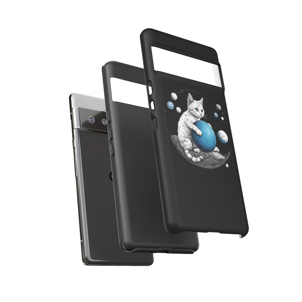 SpacePlayer Cat 2 Tough Google Pixel Mobile Cases