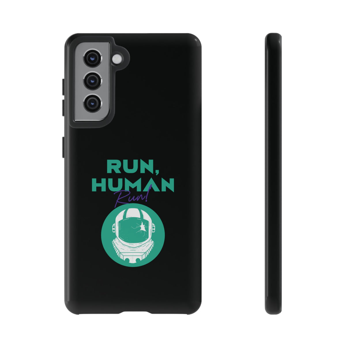 Run Human Run - Sci-Fi Tough Samsung Galaxy Mobile Cases