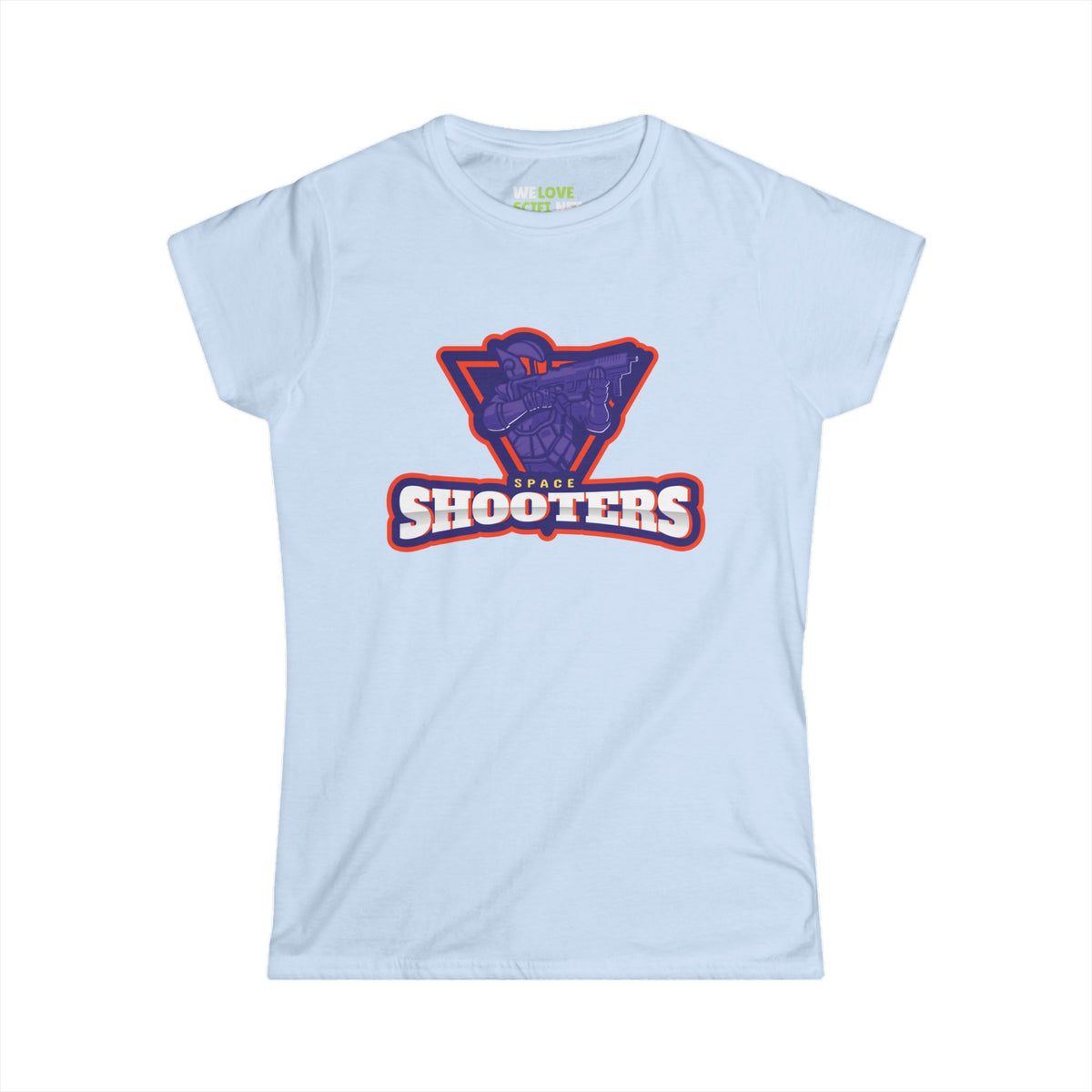 Space Shooters Astronaut Tee | Women's Sci-Fi T-Shirt