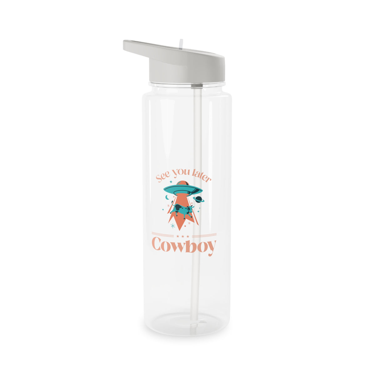 funny UFO water bottle-Funny UFO Tritan Water Bottle