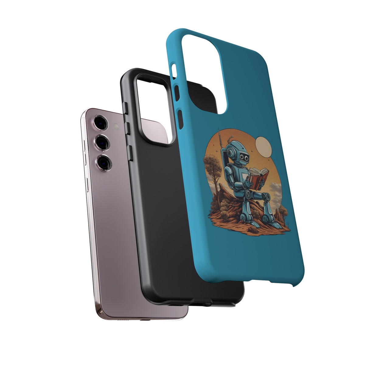 Robot SpaceArt Tough Samsung Galaxy Mobile Cases - We Love