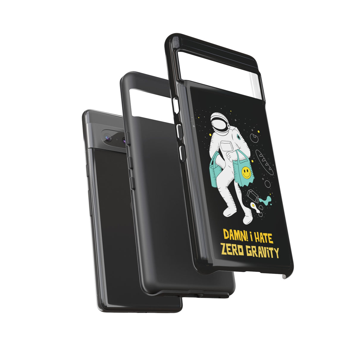 Zero Gravity Funny Astronaut Sci-Fi Tough Google Pixel Mobile Cases-welovescifi.net