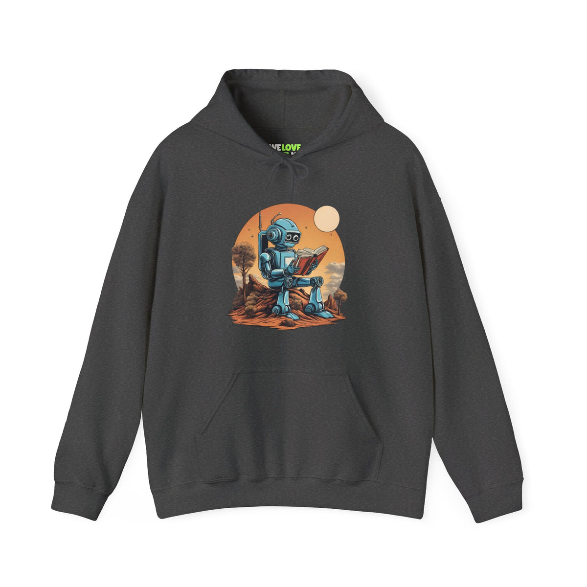 Sci-Fi Hoodie | Learn About Humans Robot Space Art