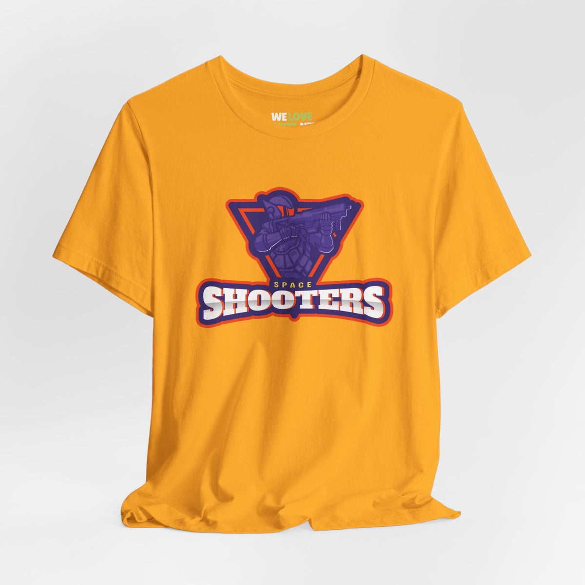 Space Shooters Astronaut Sci-Fi T-Shirt - Unique Design