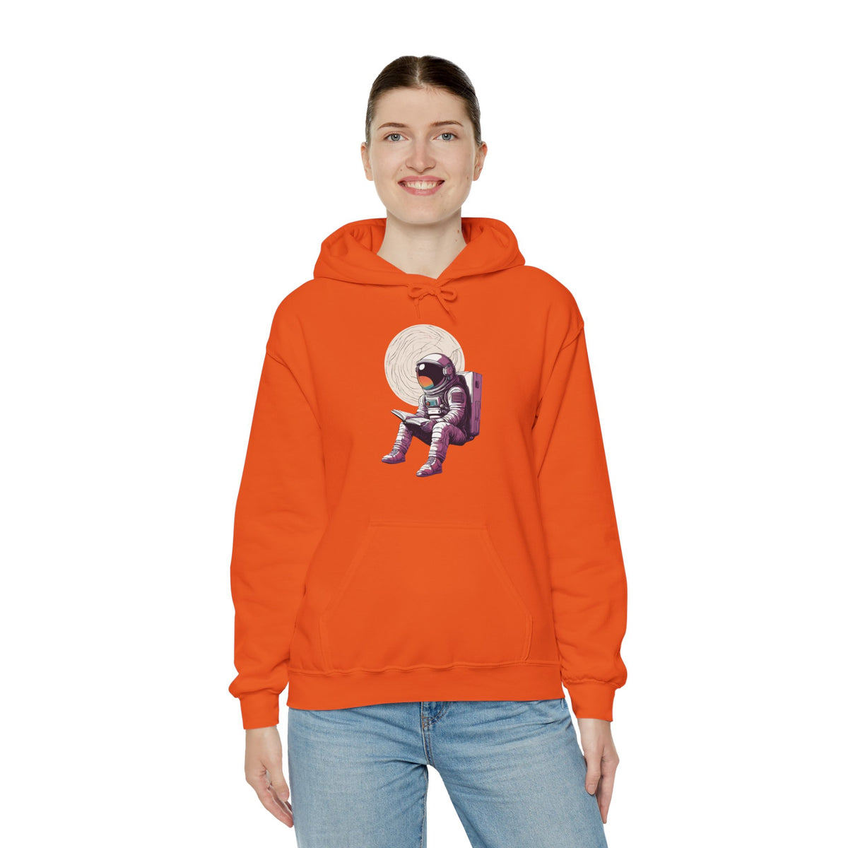 Astronaut Space Art Hoodie | Read That Book Sci-Fi Apparel