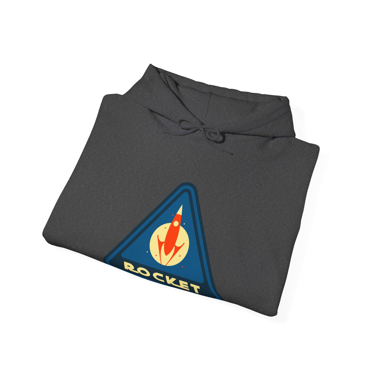 sci-fi hoodie-Rocket Retro Sign SciFi Hoodie-welovescifi.net