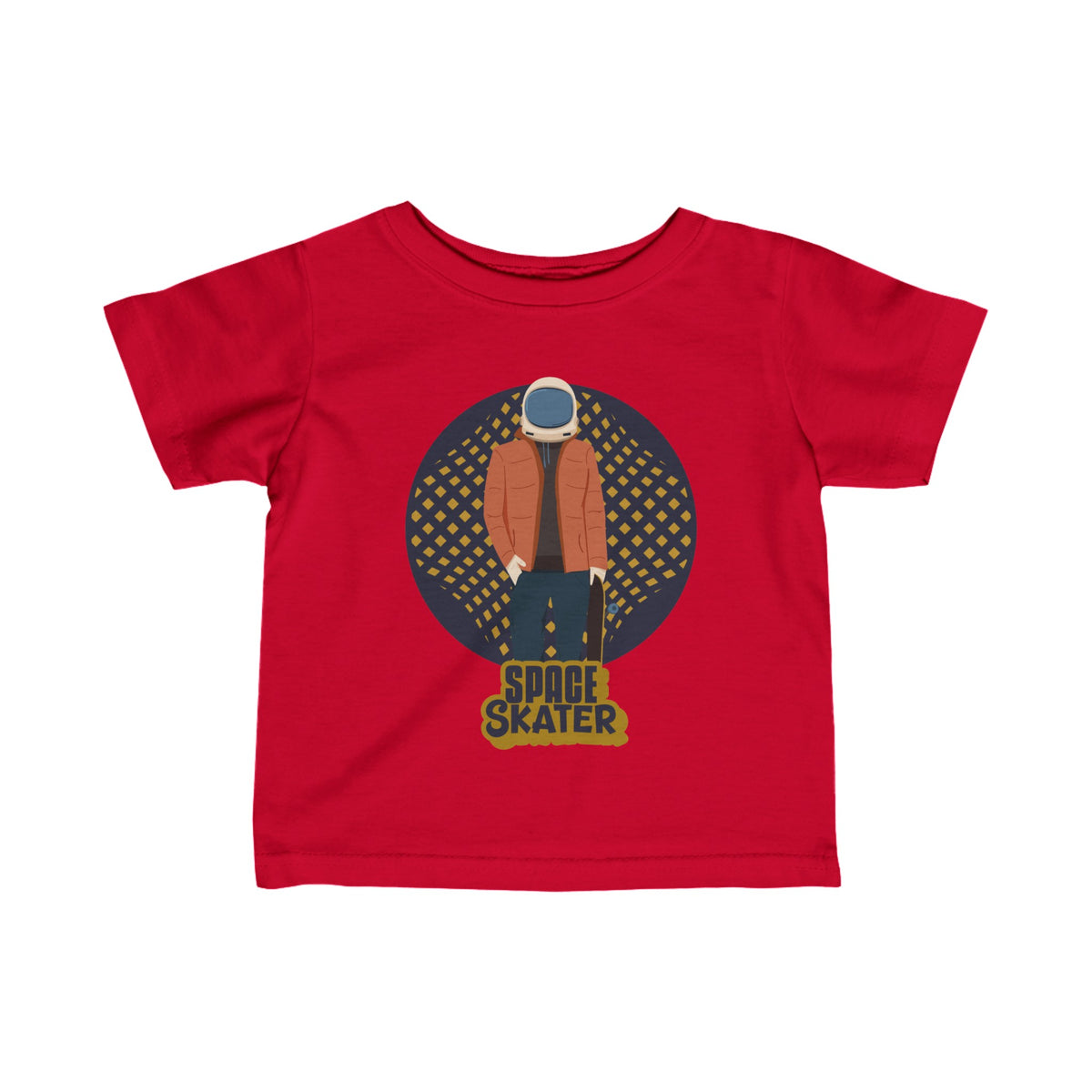 Space Skater Astronaut Infant Fine Jersey Tee