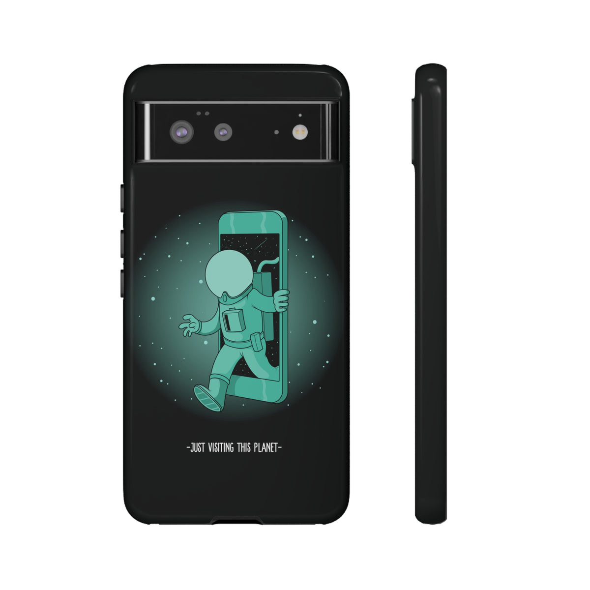 Just Visiting This Planet - Funny Astronaut Mobile Case