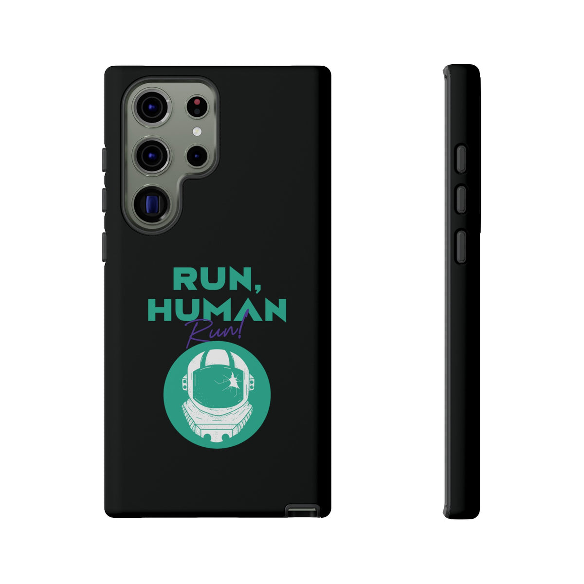 Run Human Run - Sci-Fi Tough Samsung Galaxy Mobile Cases