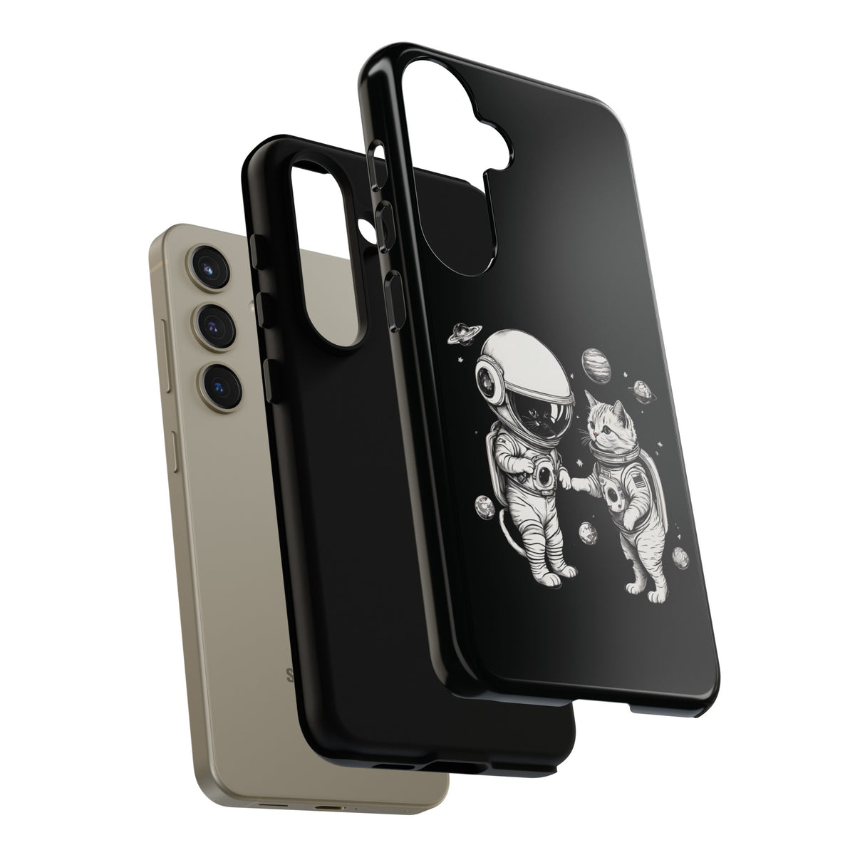 Space Kittie Samsung Galaxy Cases Tough Astronaut Cat Cover