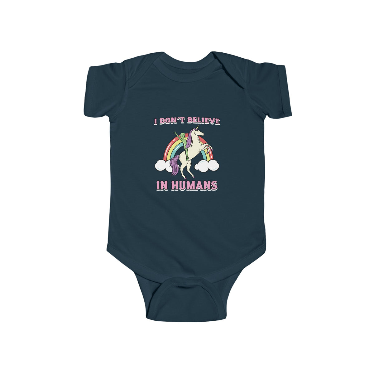 Unicorn Alien Funny UFO Bodysuit-welovescifi.net