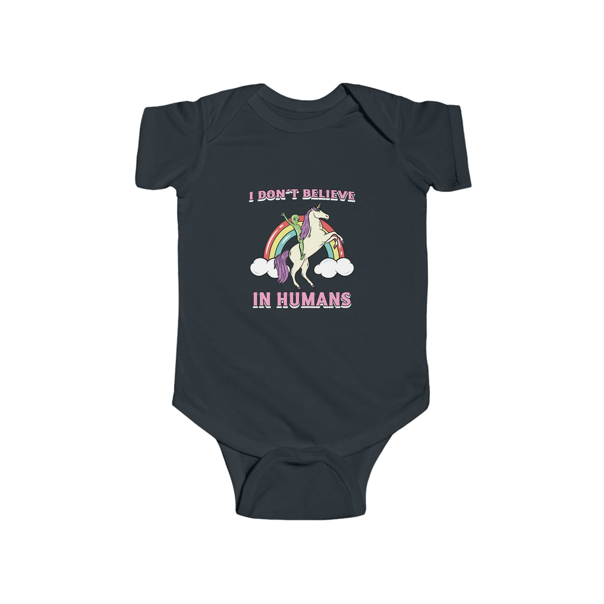 Unicorn Alien Funny UFO Bodysuit-welovescifi.net