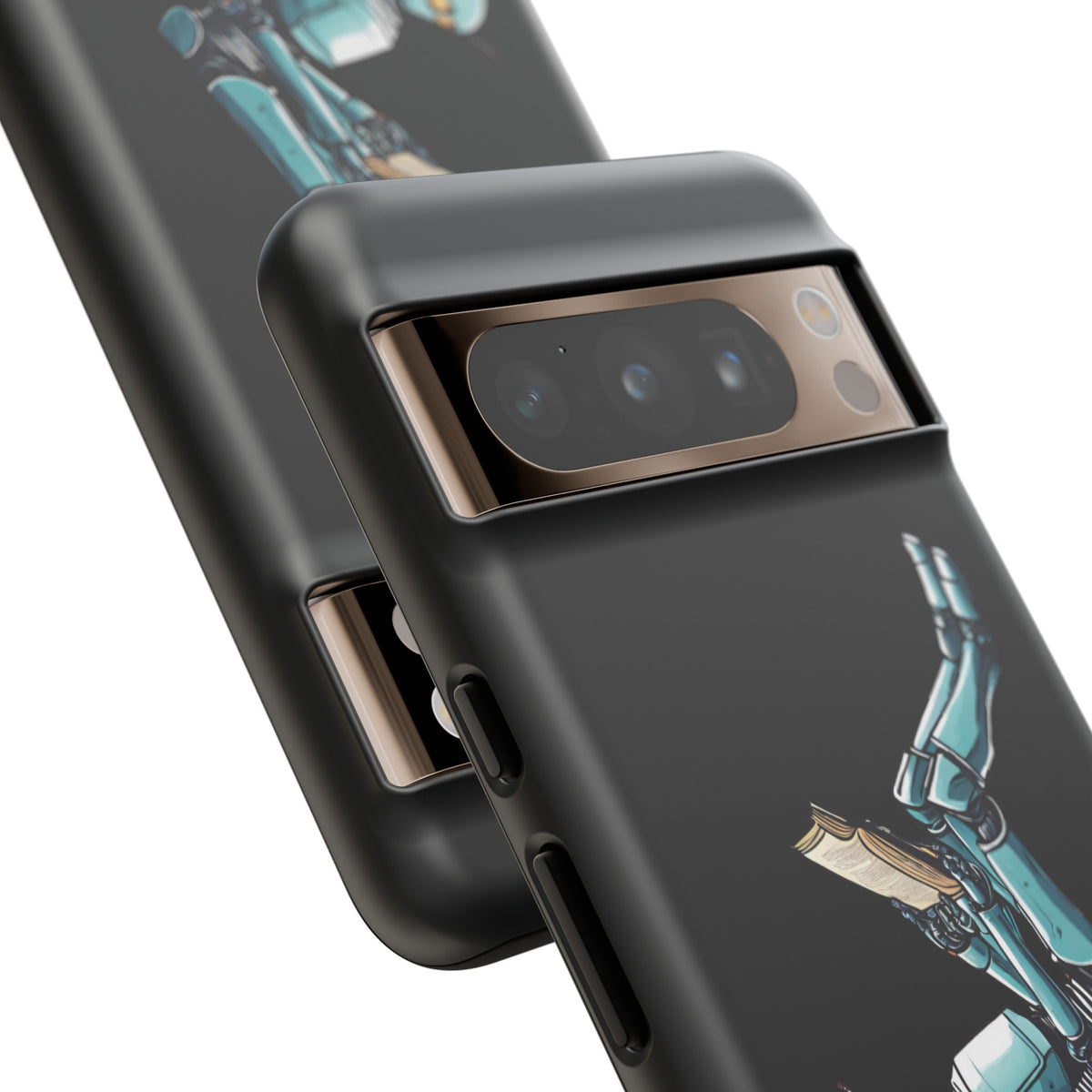 Robot Space Art Mobile Cases | Read Like a Robot