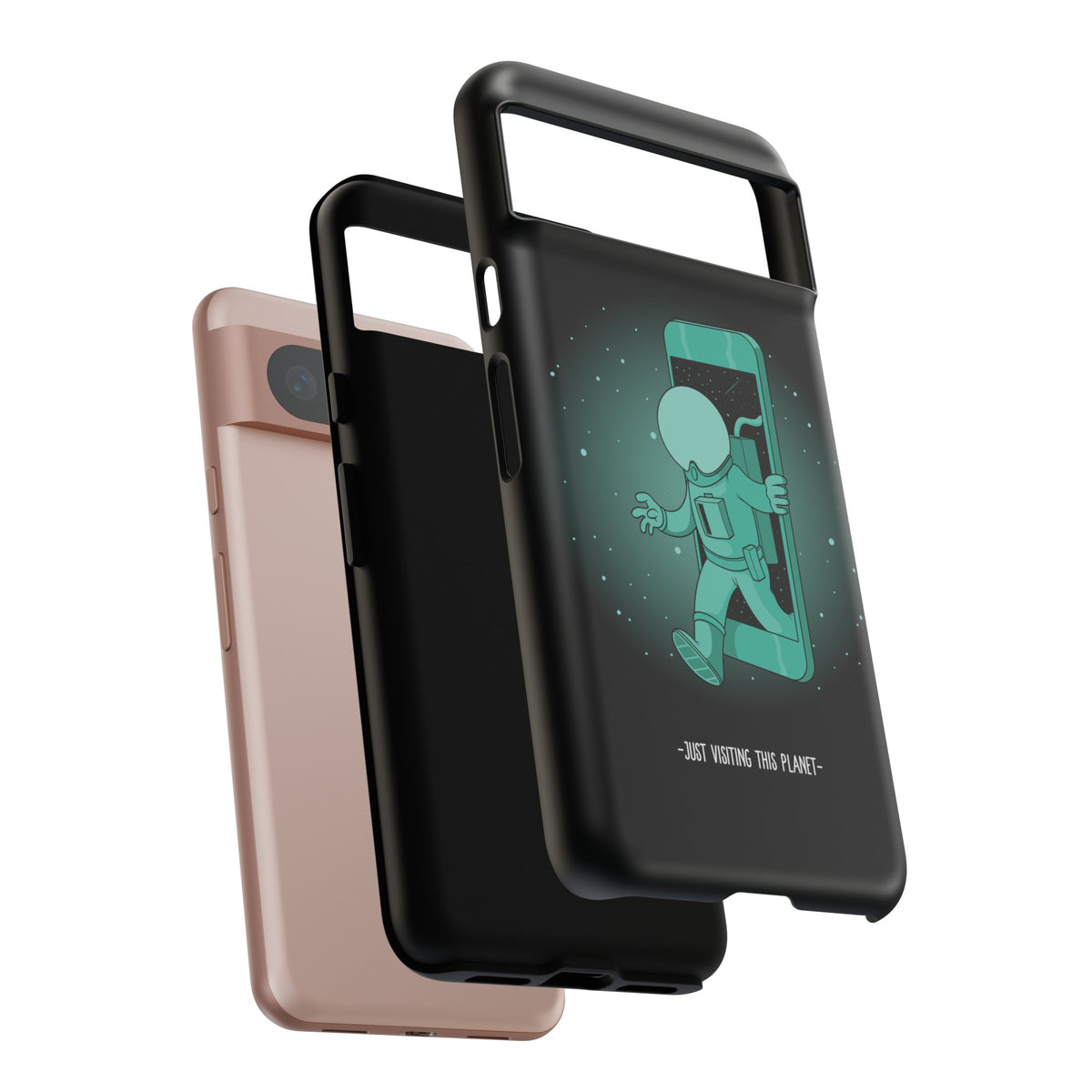 Just Visiting This Planet - Funny Astronaut Mobile Case
