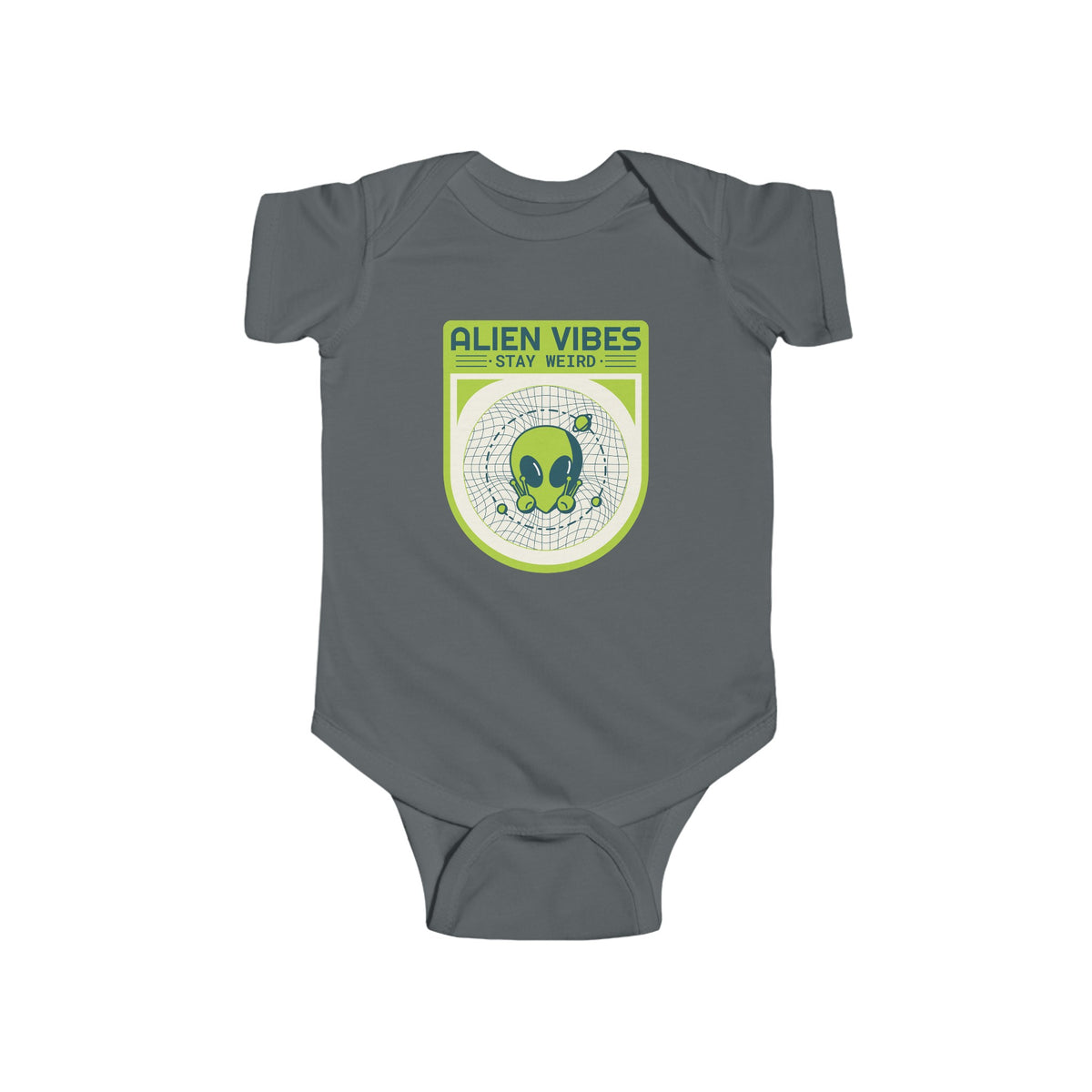 Stay Weird Funny UFO Bodysuit - We Love SciFi
