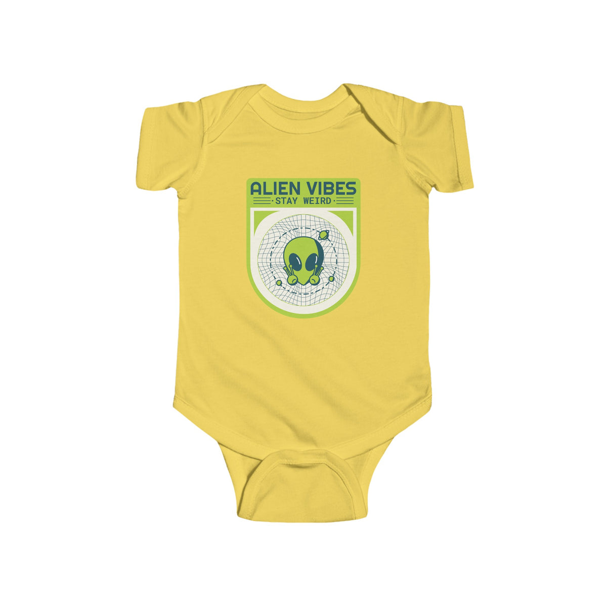 Stay Weird Funny UFO Bodysuit - We Love SciFi