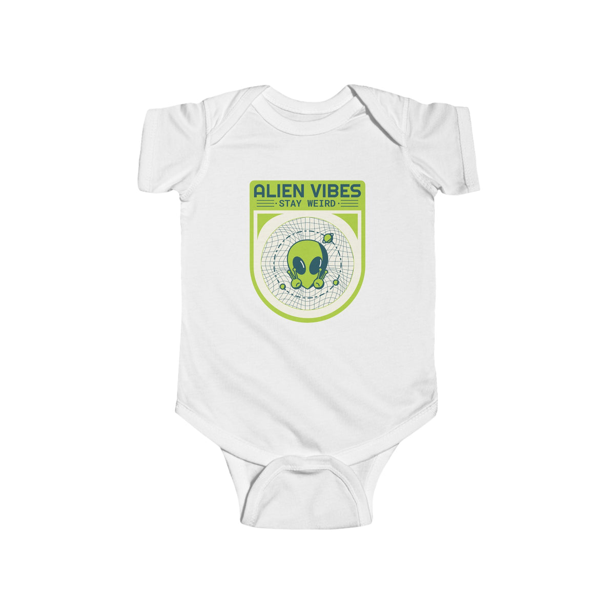 Stay Weird Funny UFO Bodysuit - We Love SciFi