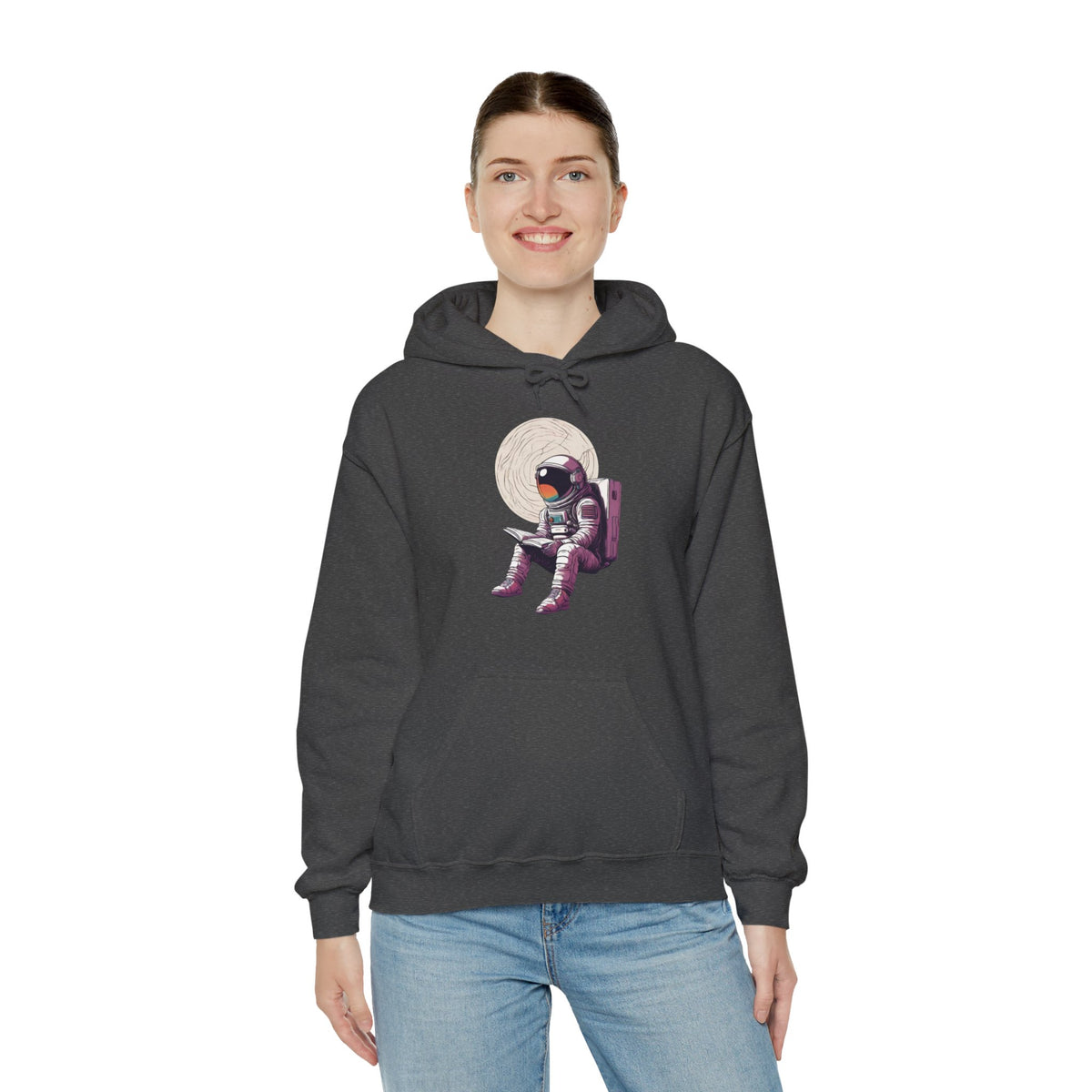 Astronaut Space Art Hoodie | Read That Book Sci-Fi Apparel