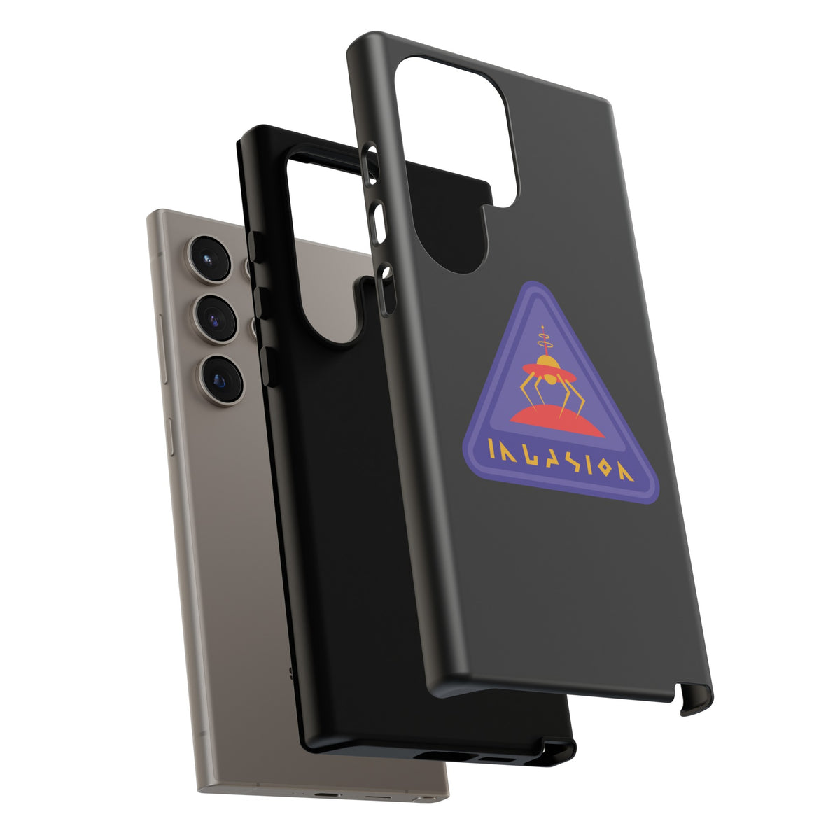 Retro Sci-Fi Galaxy Mobile Case | Invasion Retro Tough Cover