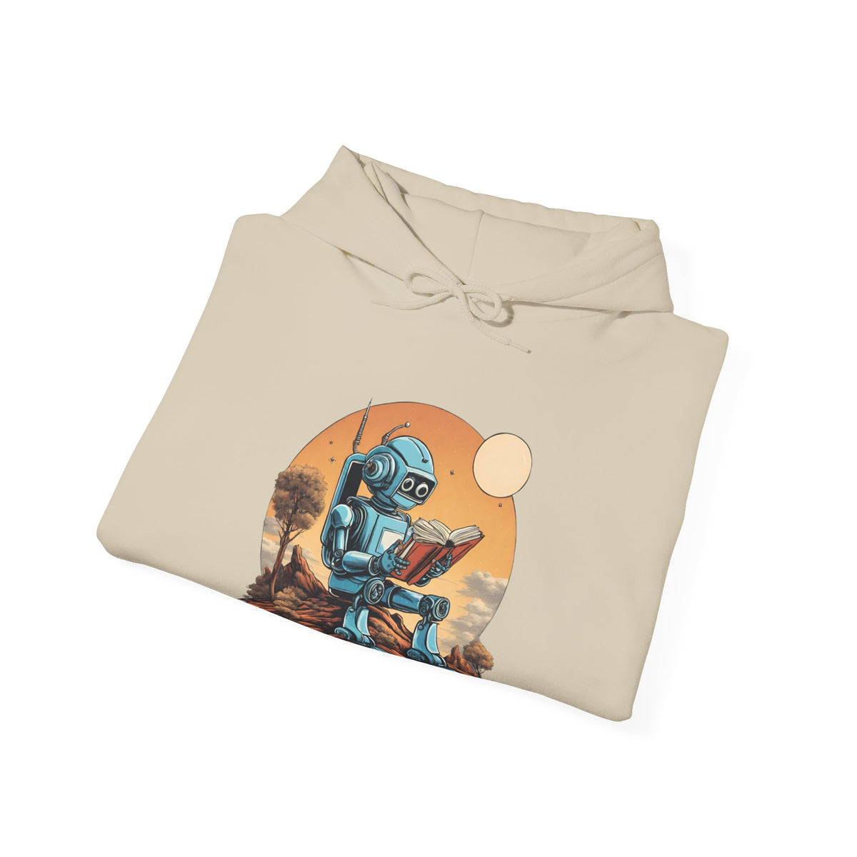 Sci-Fi Hoodie | Learn About Humans Robot Space Art