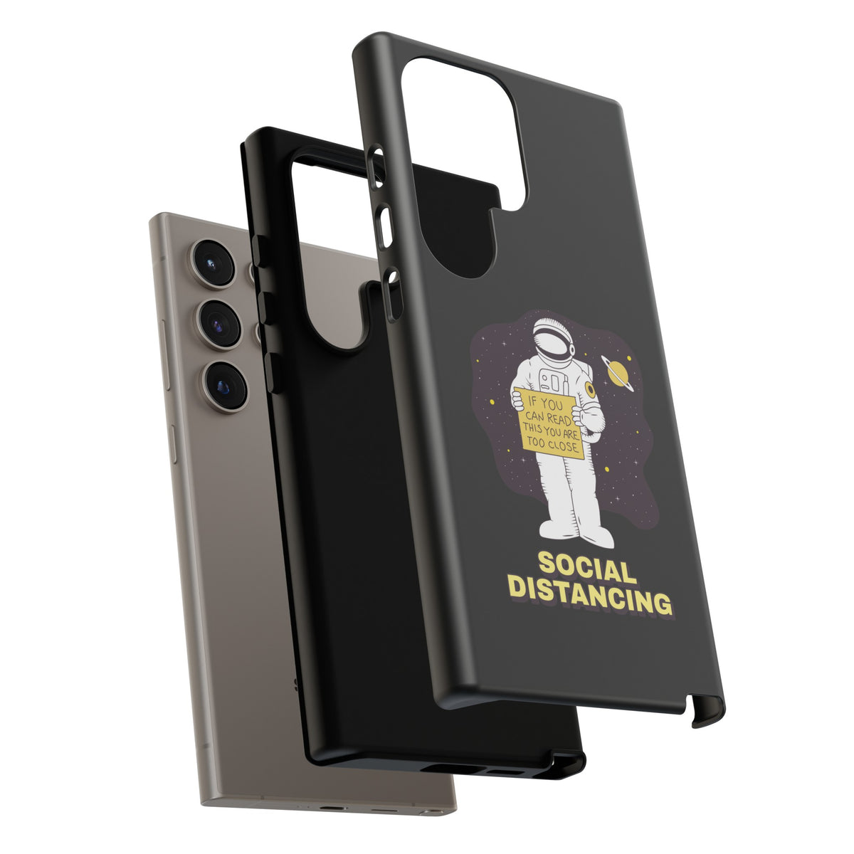 Social Distancing Astronaut Mobile Case