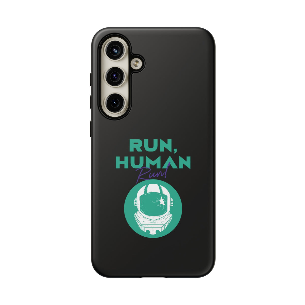Run Human Run - Sci-Fi Tough Samsung Galaxy Mobile Cases