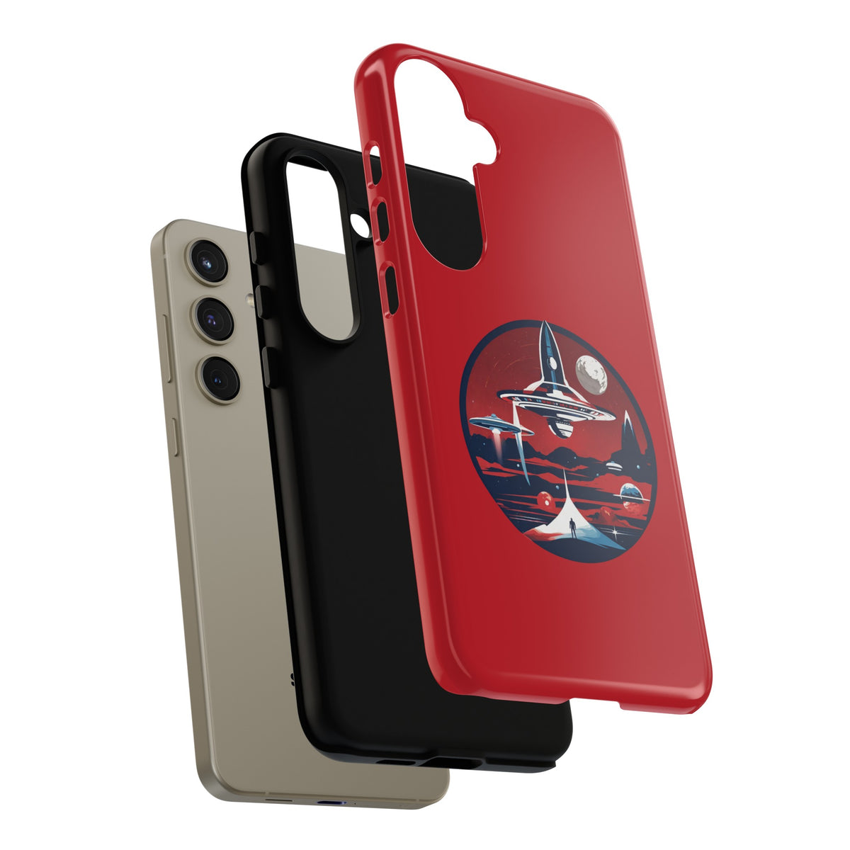 Space Art Mobile Case | Let's Escape Astronaut