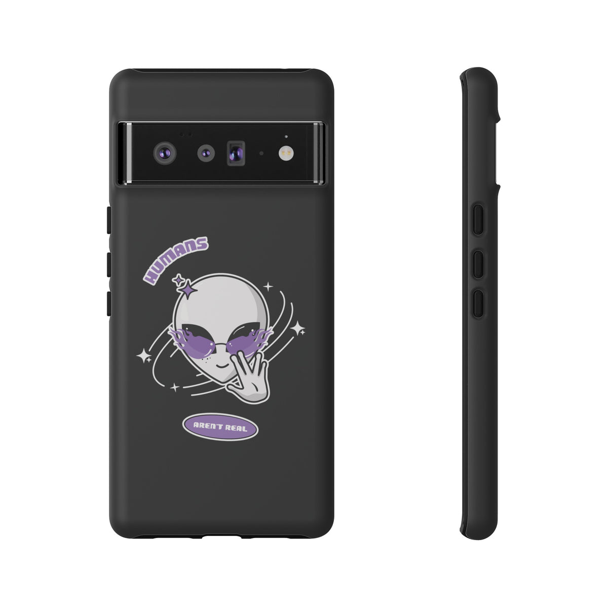 Funny Sci-Fi Google Pixel Cases | Humans Aren't Real