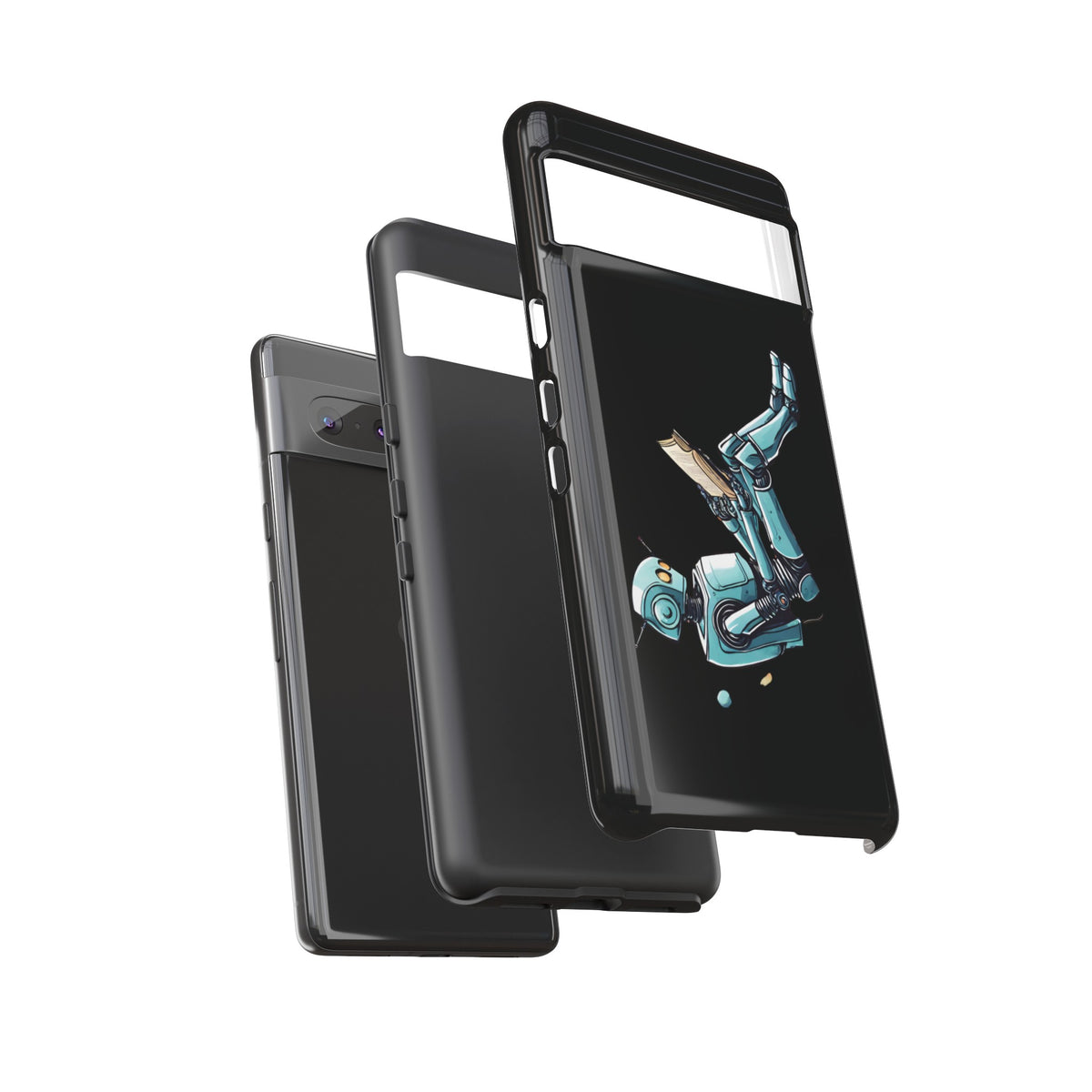 Robot Space Art Mobile Cases | Read Like a Robot