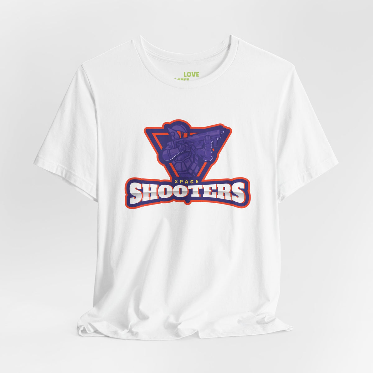 Space Shooters Astronaut Sci-Fi T-Shirt - Unique Design