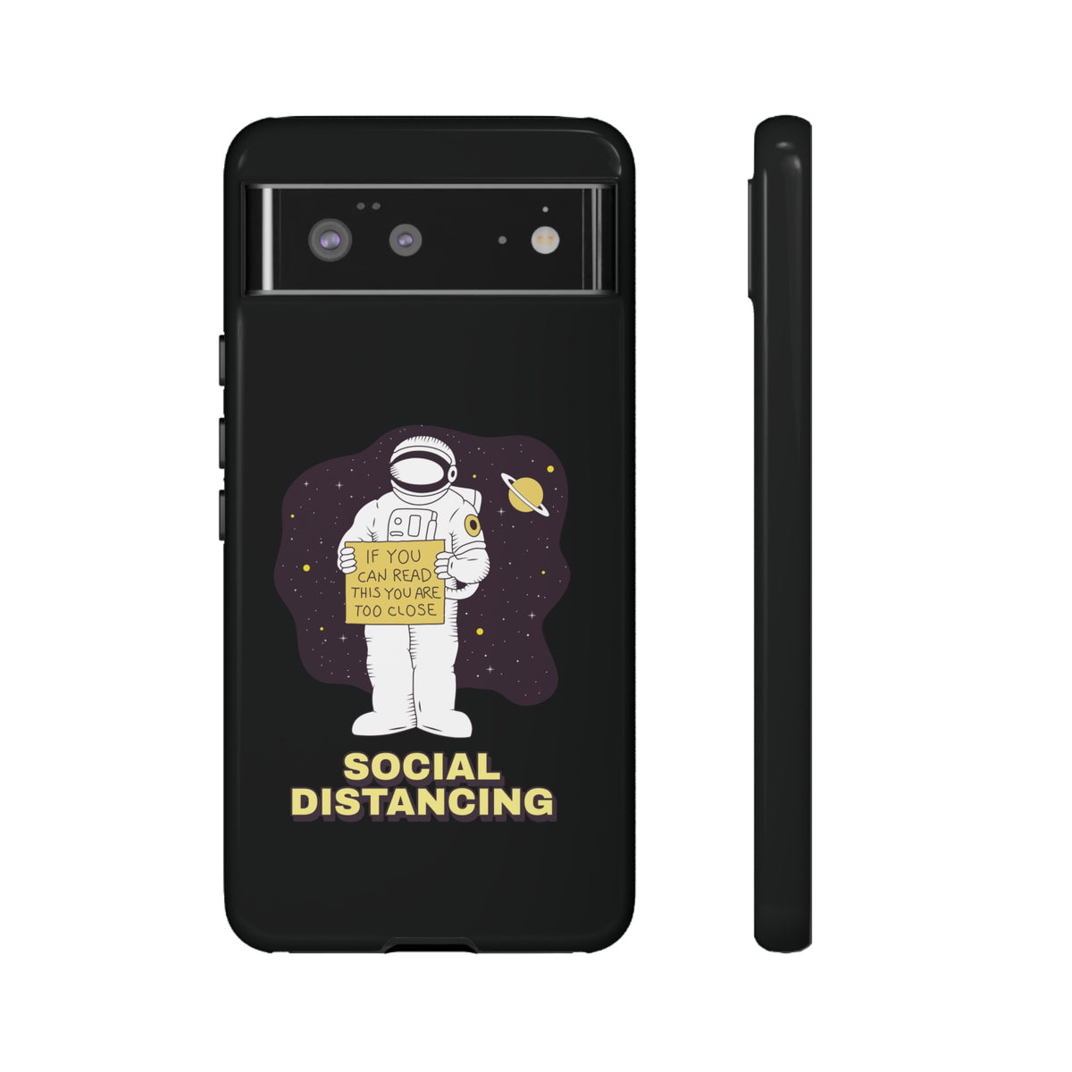 Social Distancing Astronaut Pixel Case