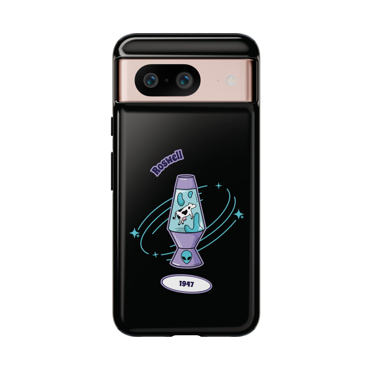 Funny Sci-Fi Google Pixel Mobile Cases | Rosswell Cow